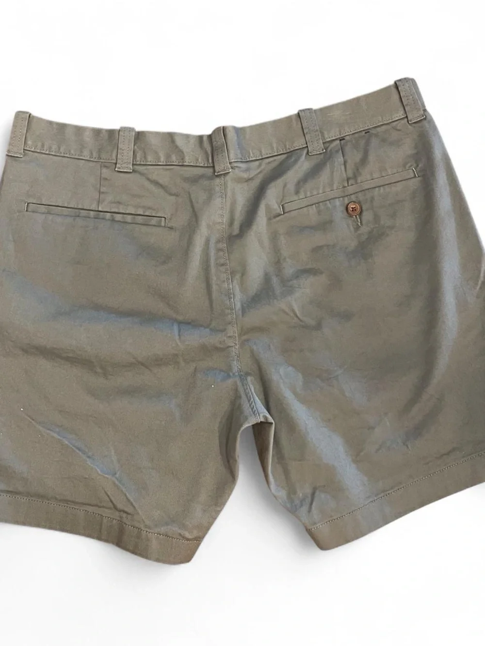 J.Crew men’s 7 inch chino shorts in gray/green, size 36 #chino #preppy